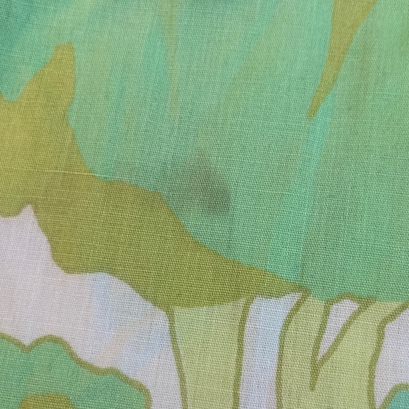 Vintage 1960s Handmade Mod Floral Shirt Dress 🌿💚 - Picture 8 of 8